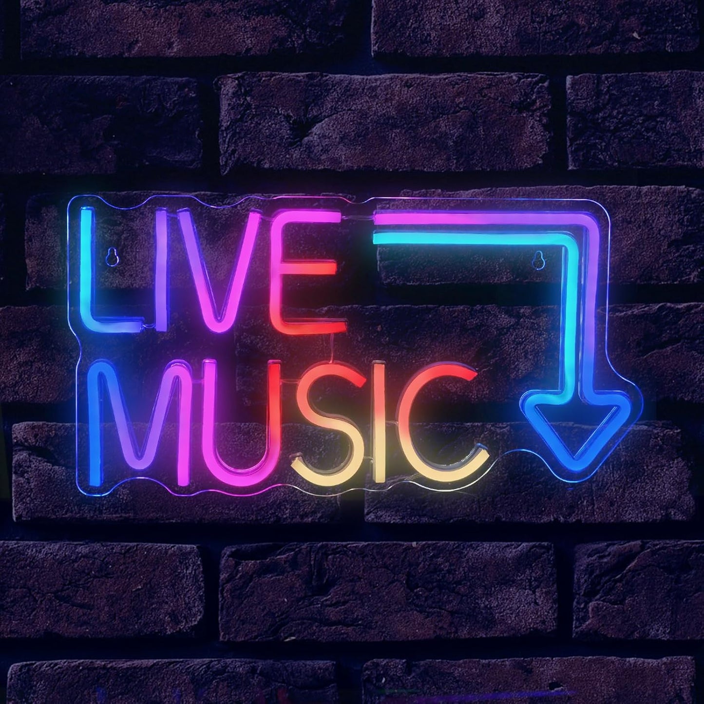 RGB Dynamic Music Neon Sign Dimmable for Wall Decor Bedroom Man Cave Game Room Home Bar Decor Music Studio Nightclubs Parties Gift