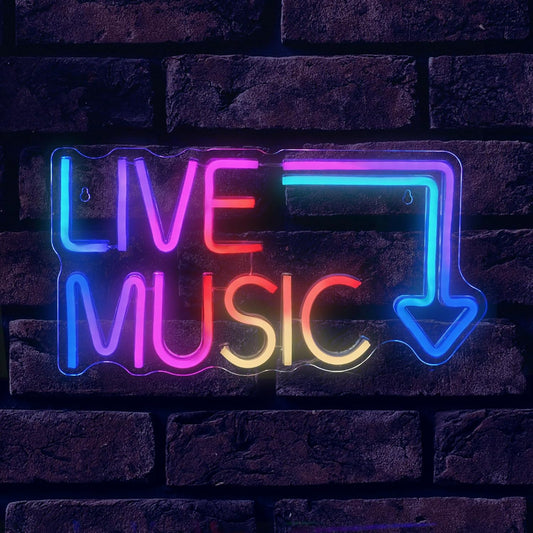 RGB Dynamic Music Neon Sign Dimmable for Wall Decor Bedroom Man Cave Game Room Home Bar Decor Music Studio Nightclubs Parties Gift