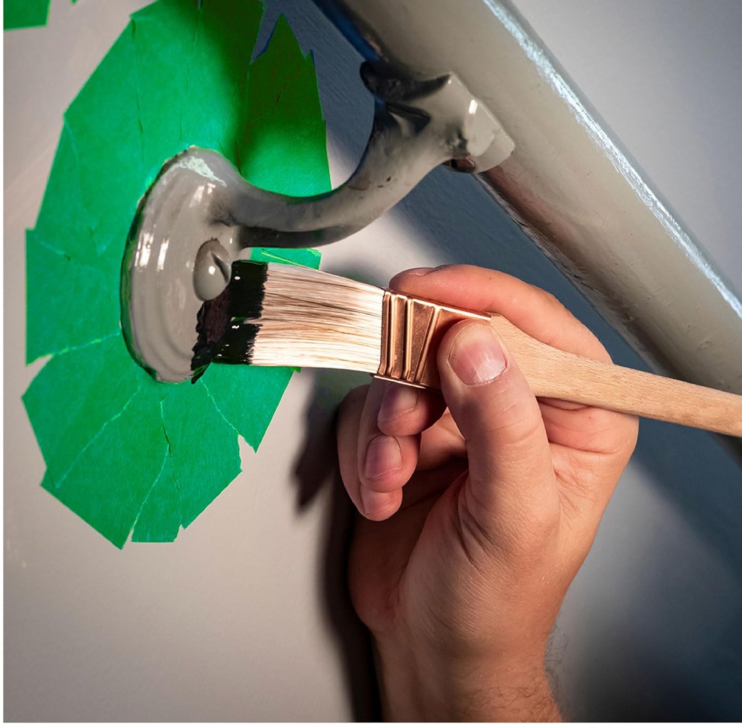 LAUCO DINOGREN High Performance Masking Tape for Car Paint, Heat & Water Resistant, Multi-Purpose Green (1 in (9 Rolls))