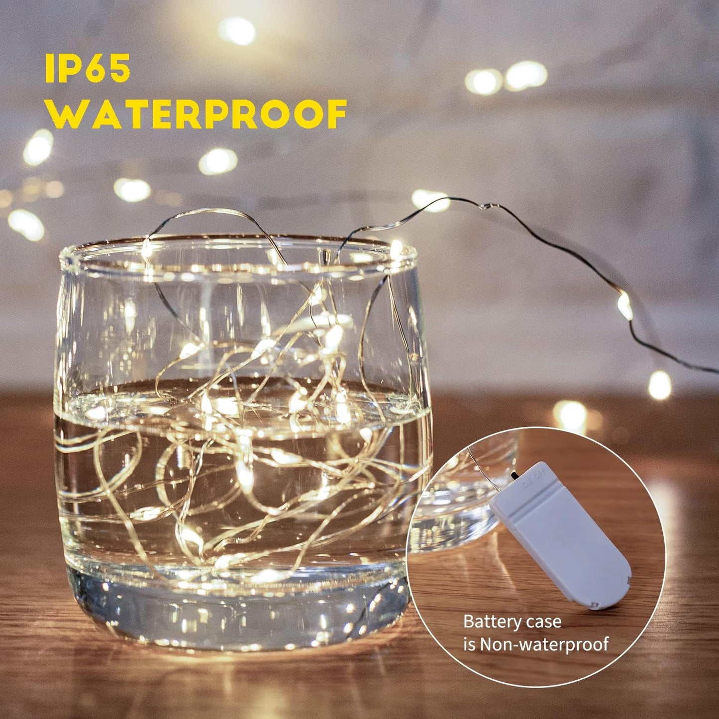 Fairy Lights Battery Operated String Lights - 12 Pack 7ft 20 LED Battery Powered LED Mini Fairy Lights for Mason Jars DIY Picture Walls Shelves Arts Crafts Trees Branches Bedroom Wedding Party Decor