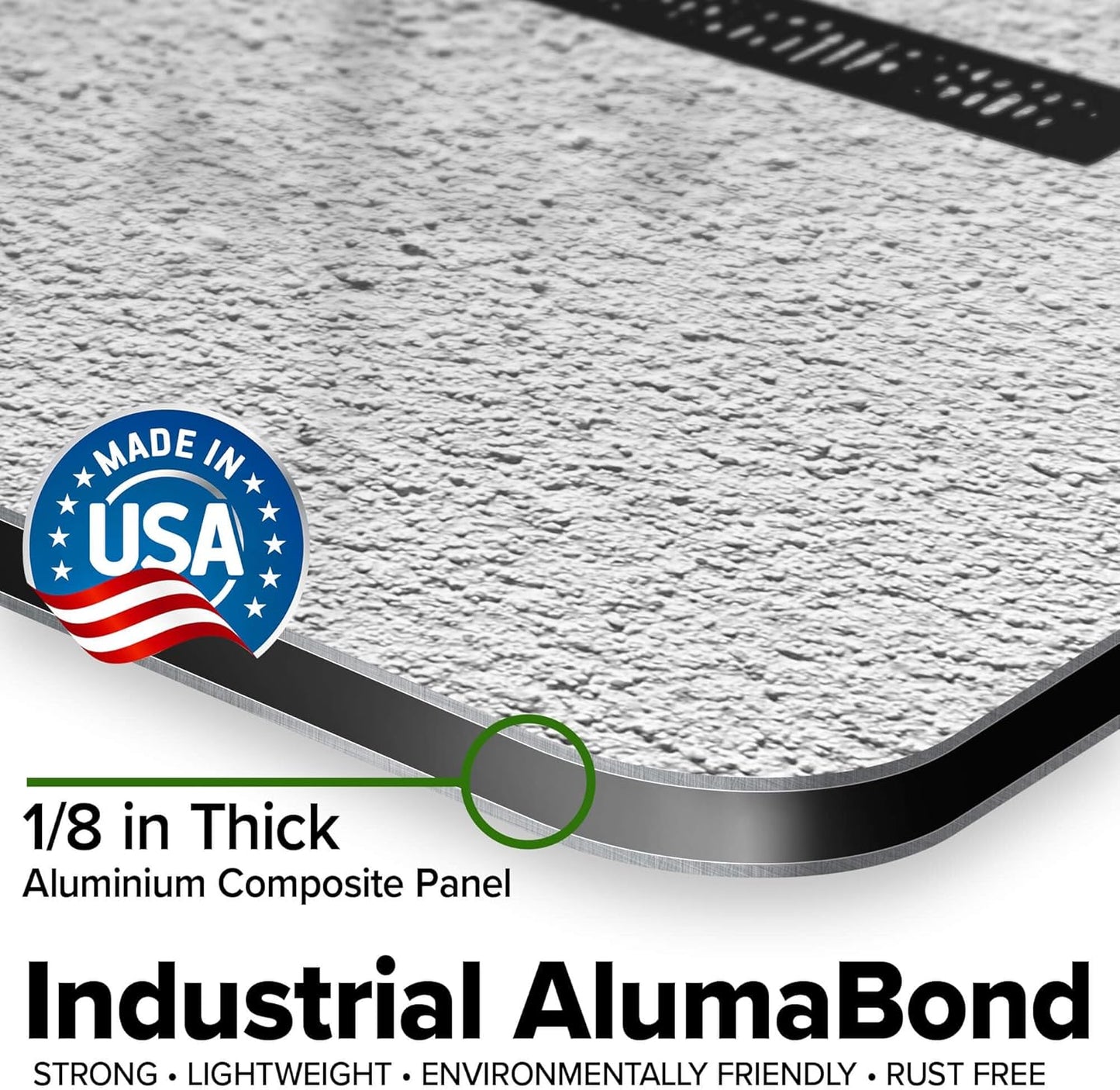 Custom Sign, Custom Street Sign, 11 Font Colors, 13 Font Styles, 4 Hole Options, 22 Sizes, 30x30 Inches, Rust Free DiBound, Fade Resistant, Made in USA by My Sign Center (Concrete)