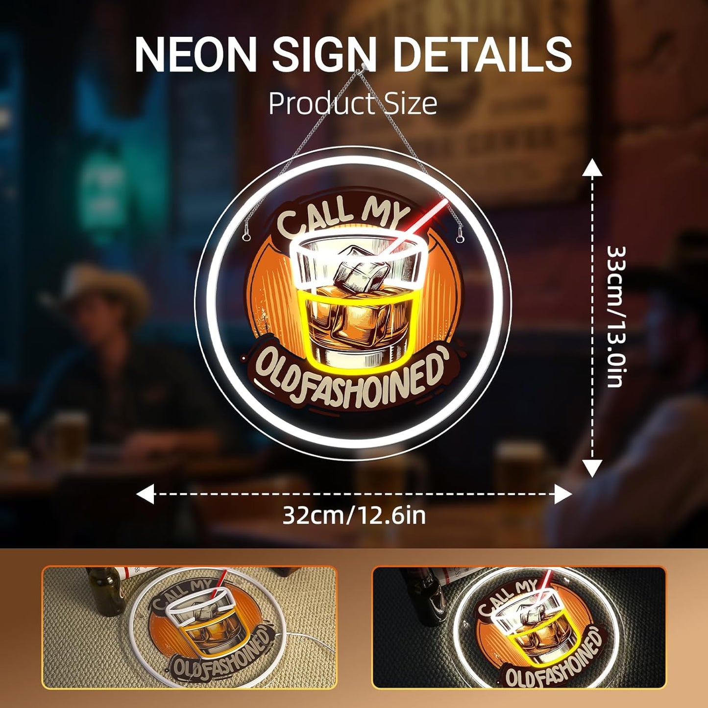 Call My Old Fasion Neon Sign Wine LED Neon Signs for Wall Decor Night Lights Music Bar Lamp for Home Led Light for Wine Tasting Club Gift for Party Decorations