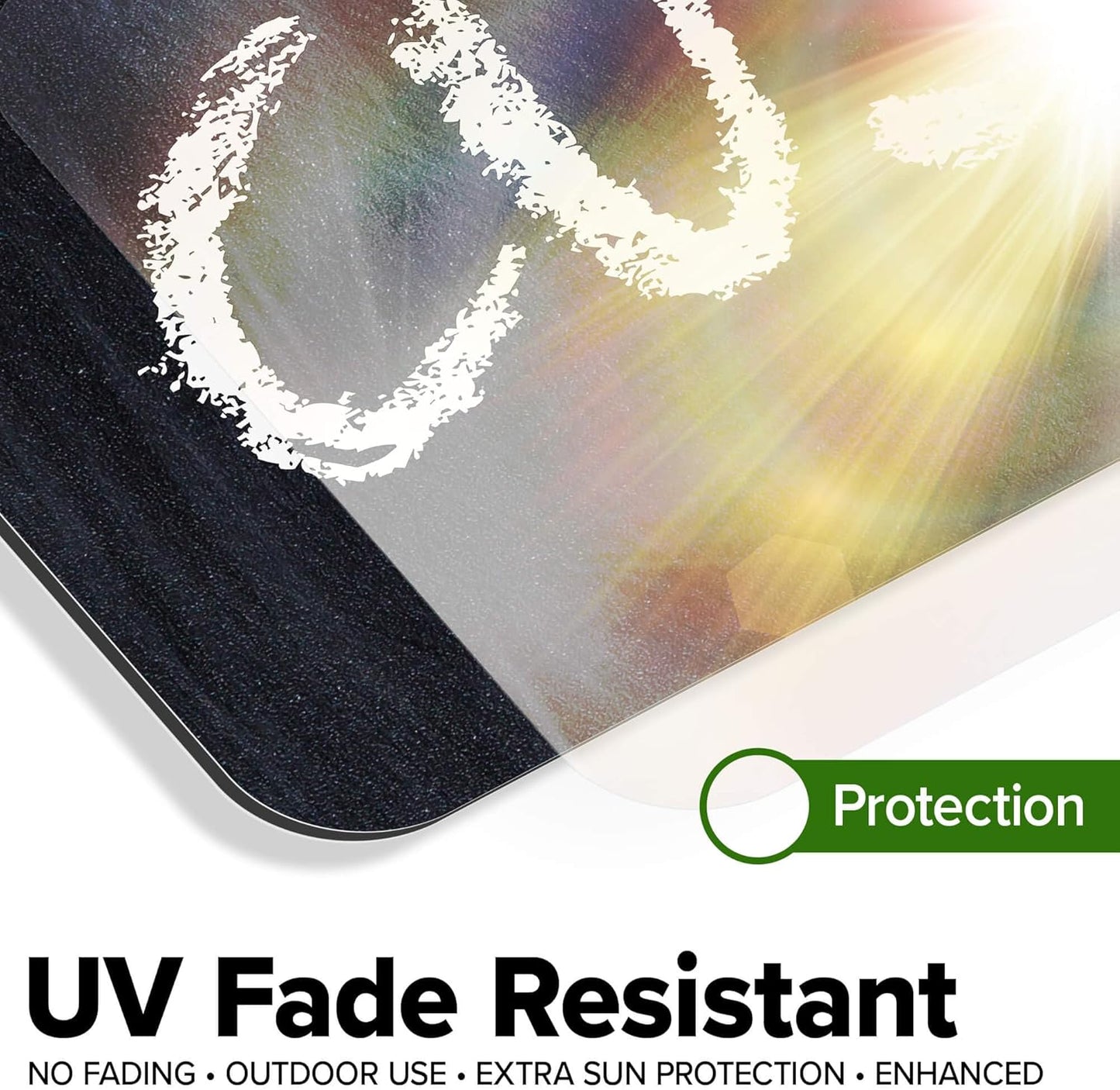 Custom Sign, Custom Street Sign, 11 Font Colors, 13 Font Styles, 4 Hole Options, 22 Sizes, 8x32 Inches, Rust Free DiBound, Fade Resistant, Made in USA by My Sign Center (Chalkboard Black)