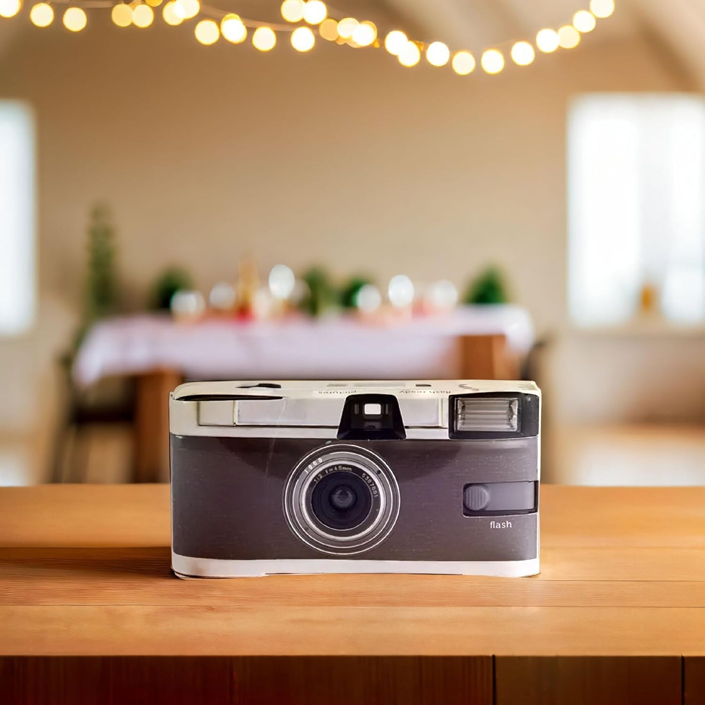 Weddingstar Disposable Camera with Flash - Single Use 35mm Film Camera for Wedding or Party Favors - Vintage (10 Pack)