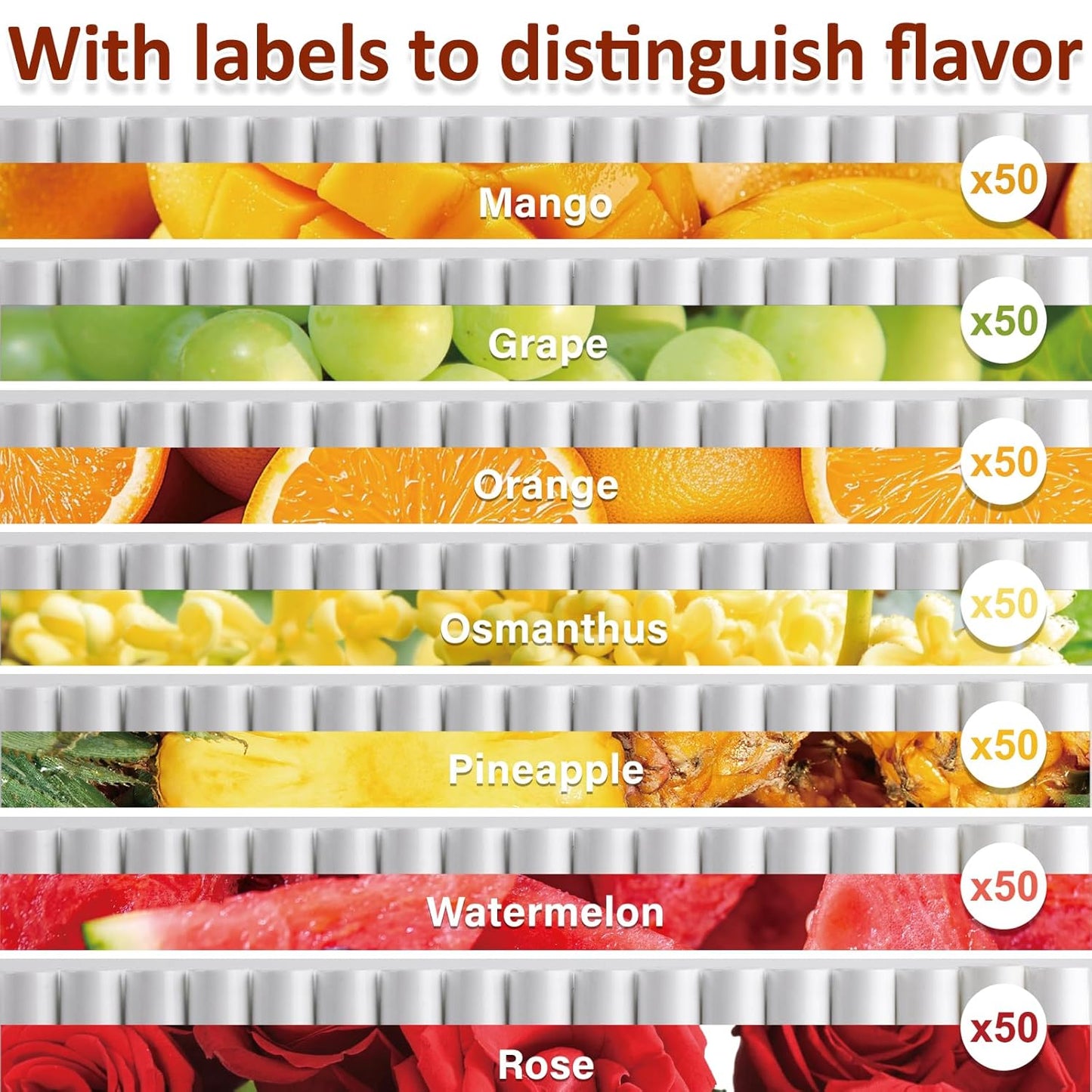 350 Pack Lip Balm Unlabeled, Natural Lip Balm Bulk Blank Tube, Personalized Lip Balms for Party Favors Adults and Bridal Shower Favors or Baby Shower Gifts-7 Flavors