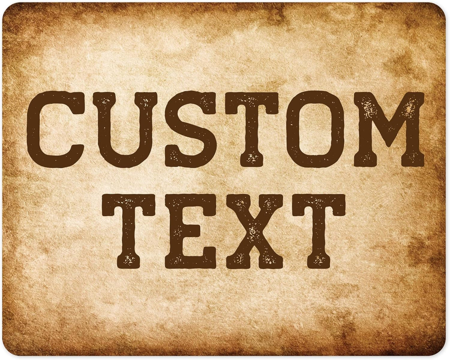 Custom Sign, Custom Street Sign, 11 Font Colors, 13 Font Styles, 4 Hole Options, 22 Sizes, 24x30 Inches, Rust Free DiBound, Fade Resistant, Made in USA by My Sign Center (Vintage)