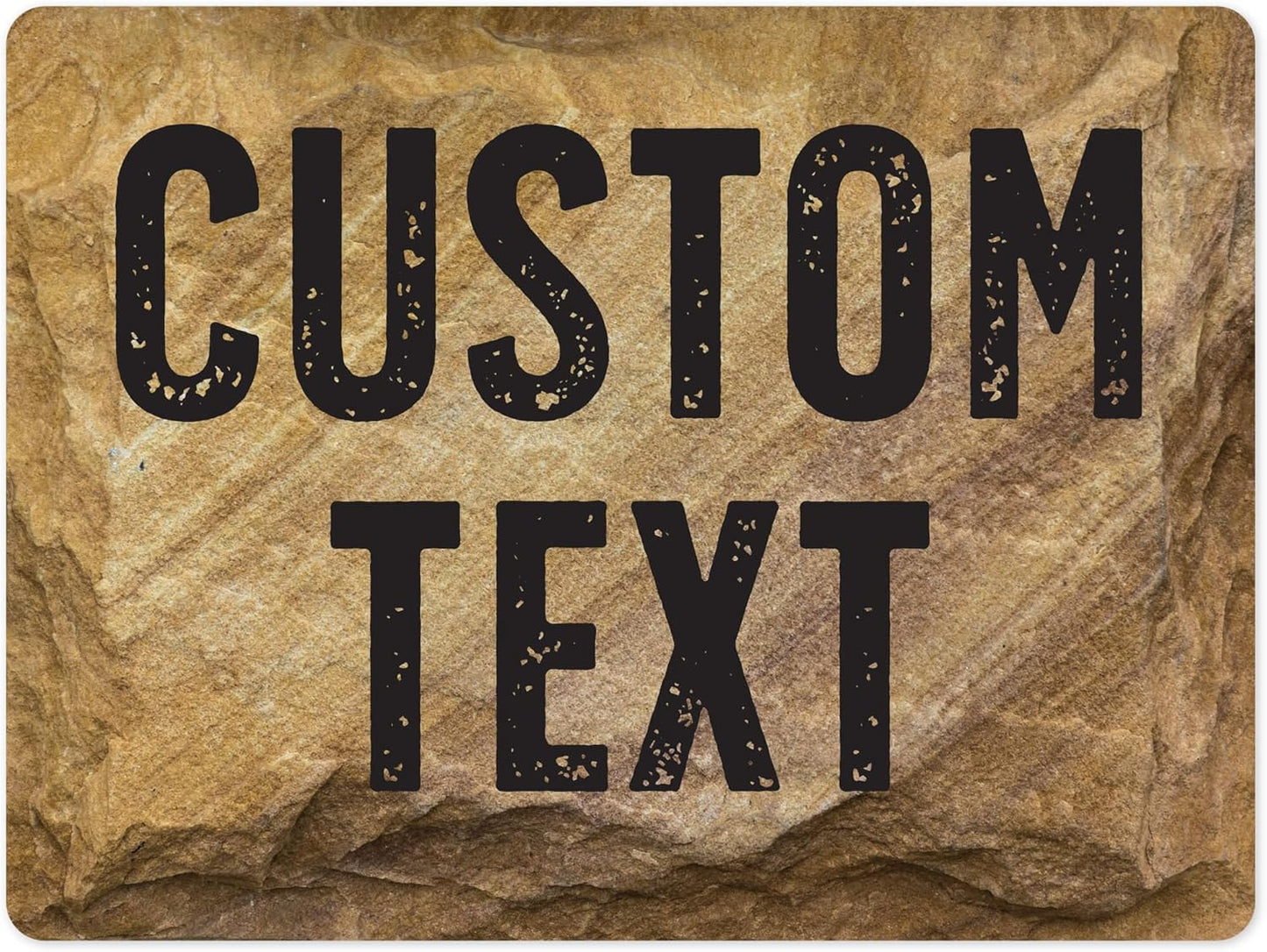 Custom Sign, Custom Street Sign, 11 Font Colors, 13 Font Styles, 4 Hole Options, 22 Sizes, 36x48 Inches, Rust Free DiBound, Fade Resistant, Made in USA by My Sign Center (Stone)