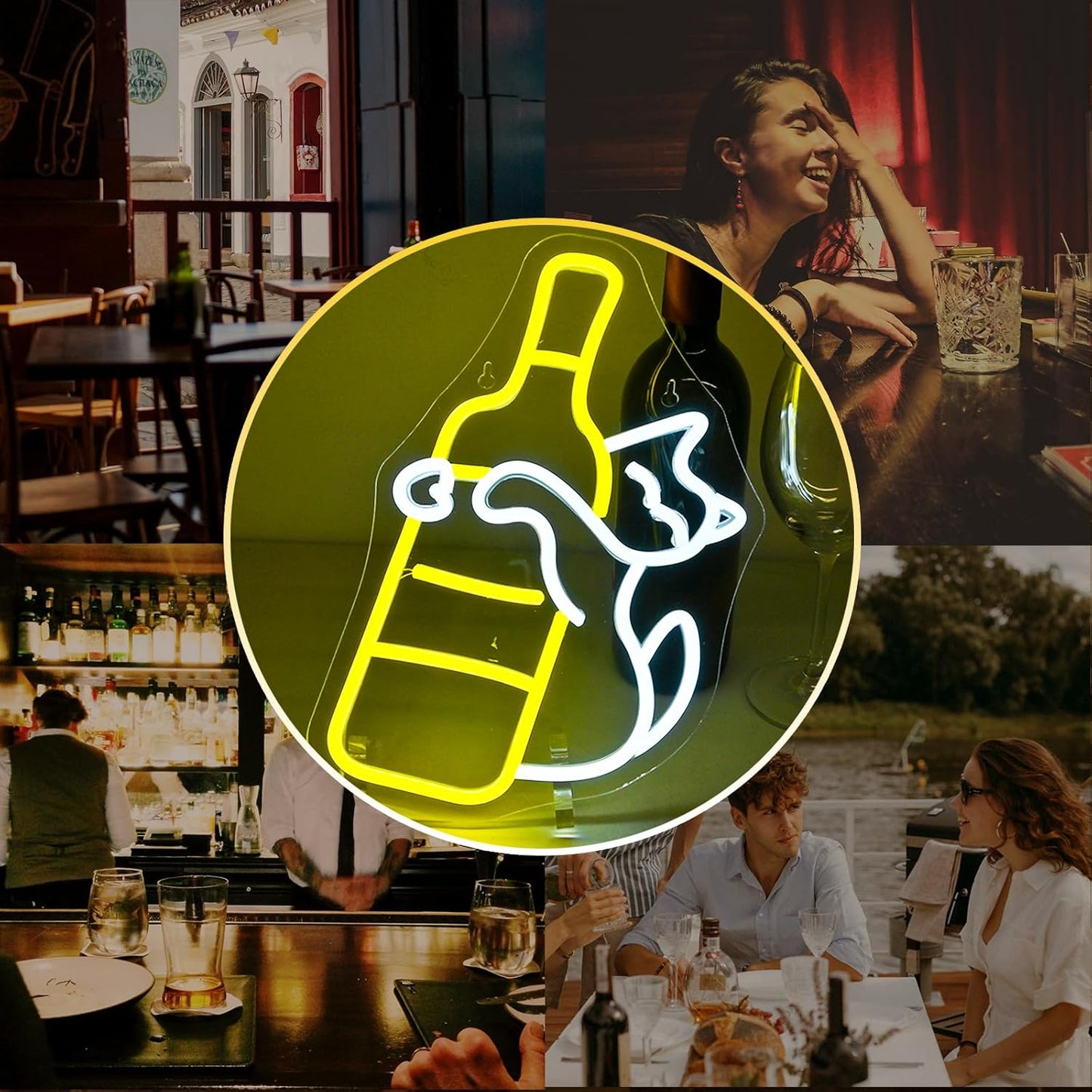 Cat Neon Sign LED Light Up Wall Decor for Bedroom, Home Bar, Man Cave, and Party Dimmable White Yellow Sign Unique Cat Gift, USB Powered, 12.9" * 9.4