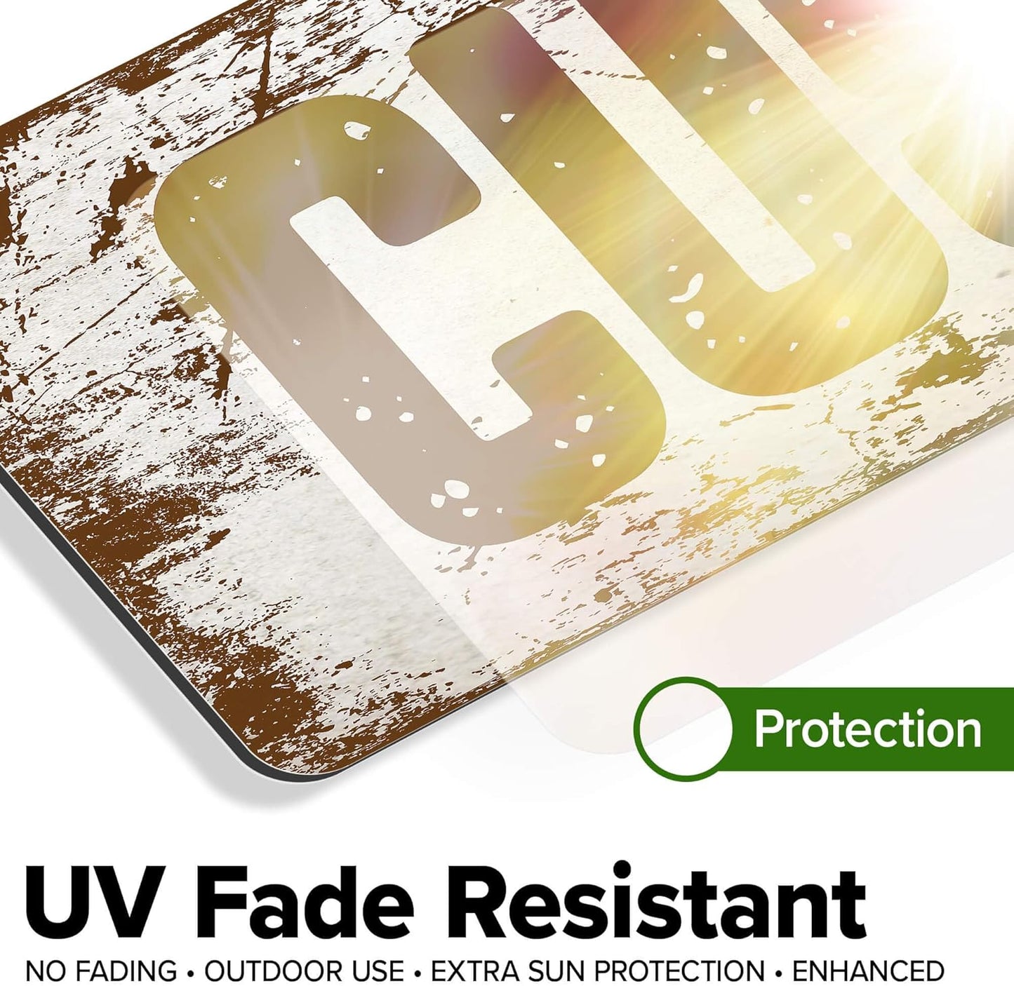 Custom Sign, Custom Street Sign, 11 Font Colors, 13 Font Styles, 4 Hole Options, 22 Sizes, 6x30 Inches, Rust Free DiBound, Fade Resistant, Made in USA by My Sign Center (Rustic)