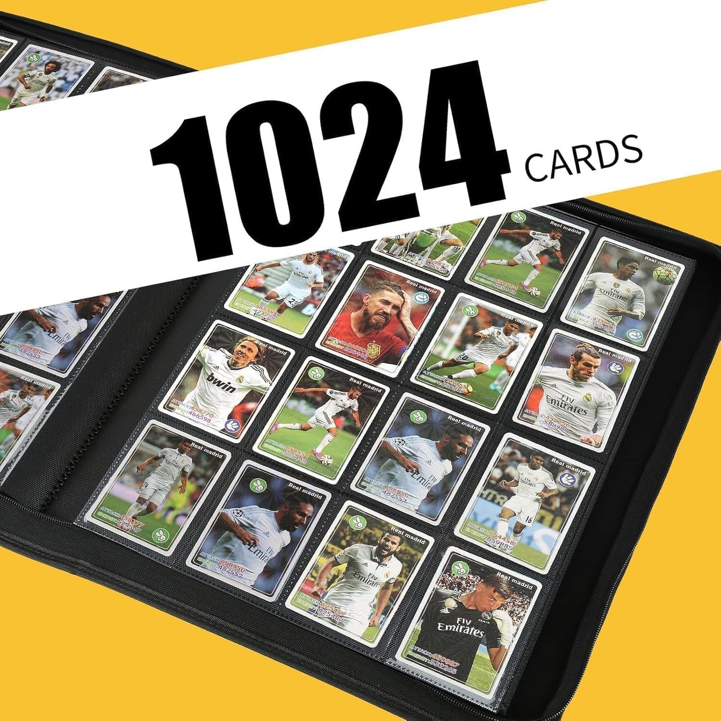 Premium Ringless Trading Card Binder - 1024 Capacity, 16 Side-Loading Pockets per Page, Archival Quality Protection & Anti-Slip Spine for TCG, MTG, Sports Cards (Dark Green)