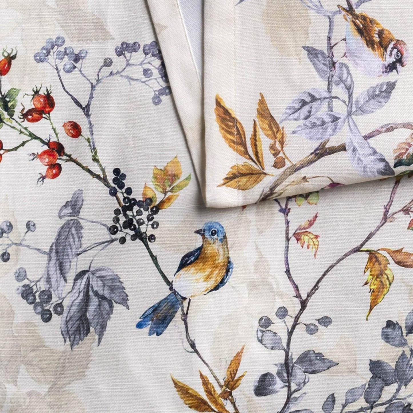 Maison d' Hermine Table Runner 100% Cotton Single Layer Table Runners 90 inches Long for Thanksgiving Christmas Decorations Home Kitchen Dining Party Wedding (Equinoxe - Beige, 14.5" x 90")