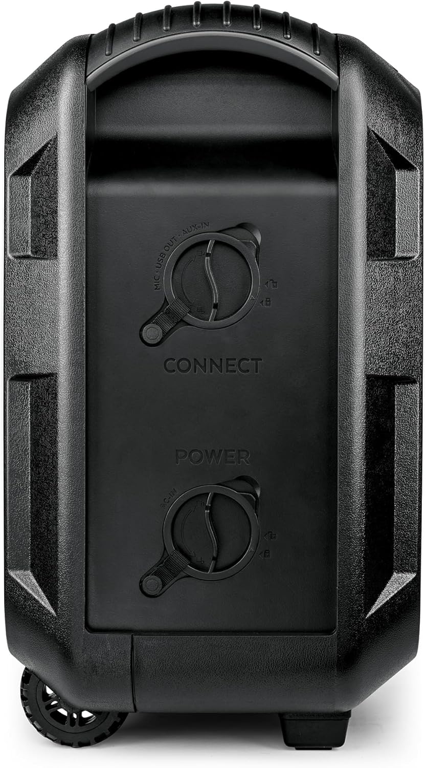 ECOXGEAR: EcoBoulder Ultra – 121dB Loud Rugged Bluetooth 5.1 Speaker, IP67 Waterproof, Drop and dustproof with Party Lights, 50+ Hours runtime, it Even Floats – Black