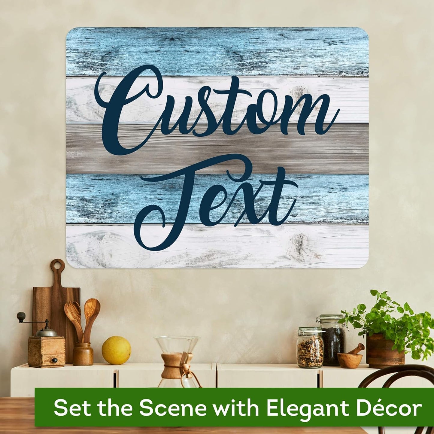 Custom Sign, Custom Street Sign, 11 Font Colors, 13 Font Styles, 4 Hole Options, 22 Sizes, 24x30 Inches, Rust Free DiBound, Fade Resistant, Made in USA by My Sign Center (Coastal)