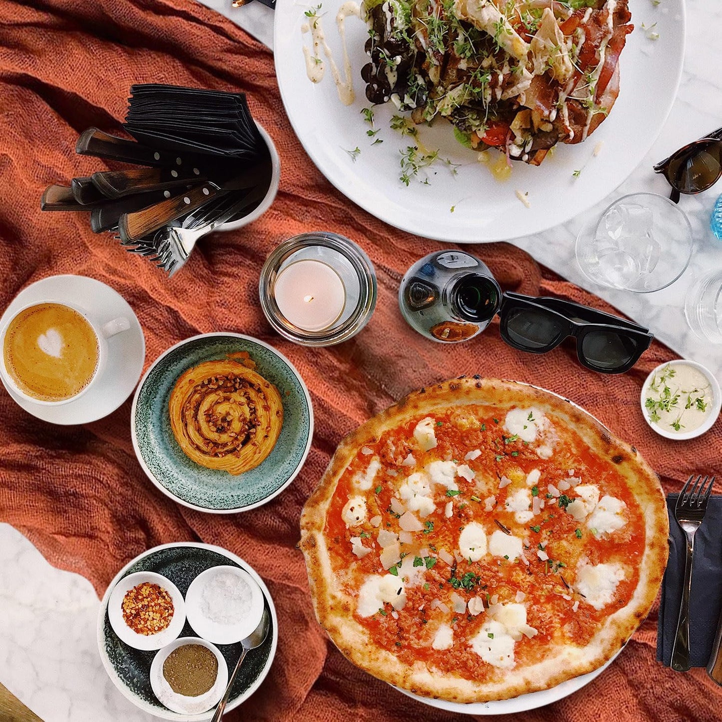 1 Pack Cheesecloth Table Runner 10Ft Christmas Gauze Boho Table Runners for Wedding Decor Bridal Shower Decorations(35" x 120")