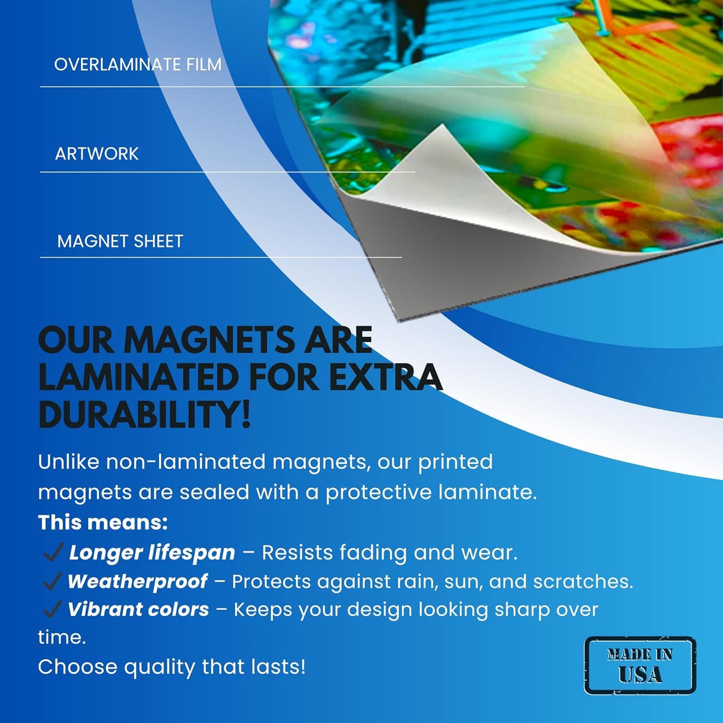 2 Pack (20in x 30in) Large Custom Car Magnets for Businesses –Full Color Large Magnetic Signs for Vans, Trucks, and Dumpsters. Personalized Business Magnets for Vehicles and Outdoor Advertising