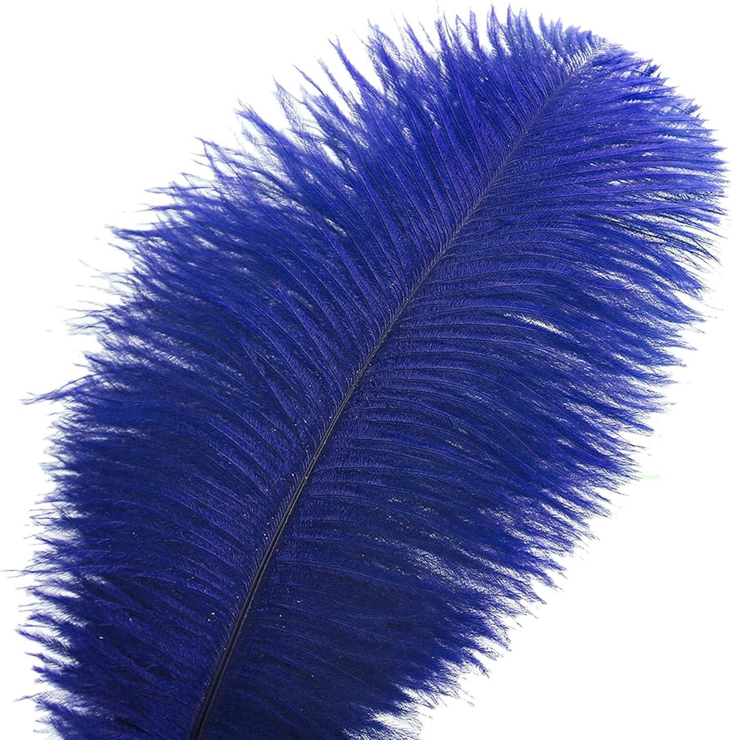 Ballinger Royal Blue Ostrich Feathers - 24Pcs 12-14inch Craft Feathers for Party Centerpieces, Flower Arrangement and Home Decor