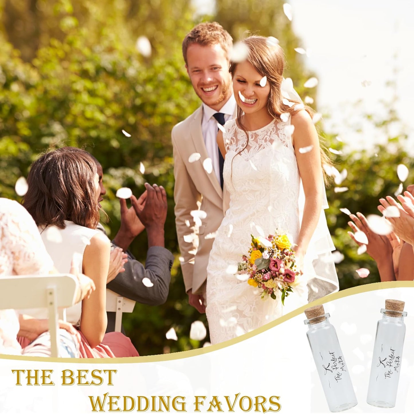 24 Matches Holders Empty Jars with 24 Striker Stickers, Empty Matches in A Jar with Striker DIY Wedding Favors, Candle Holder Containers & Bulk Storage| The Perfect Match Box (0.87x3.15 Inch) (24)