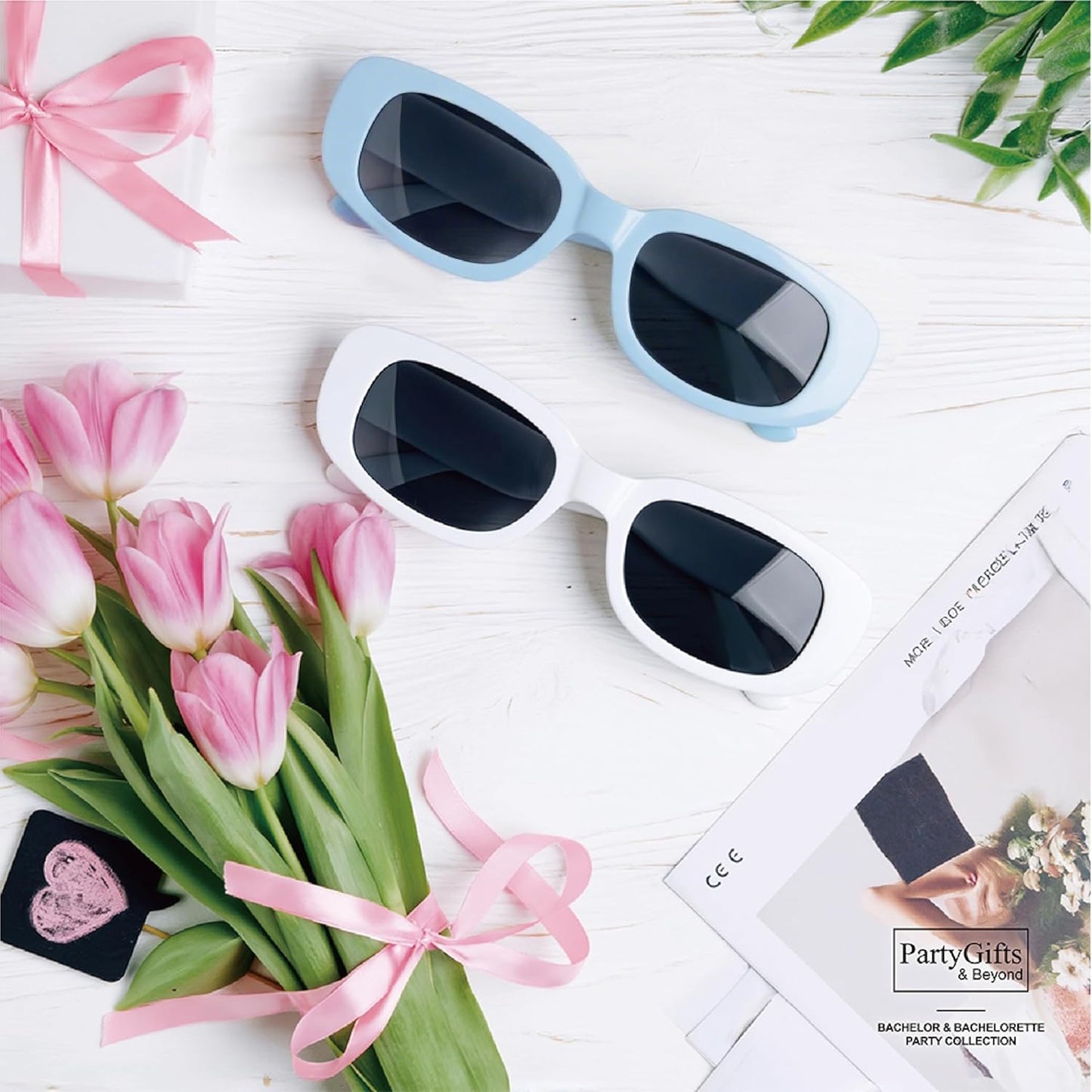 Bride Squad Bachelorette Party Favors 10 Pcs Team Bride Sunglasses Retro Rectangle Bridesmaid Gifts Sunglasses