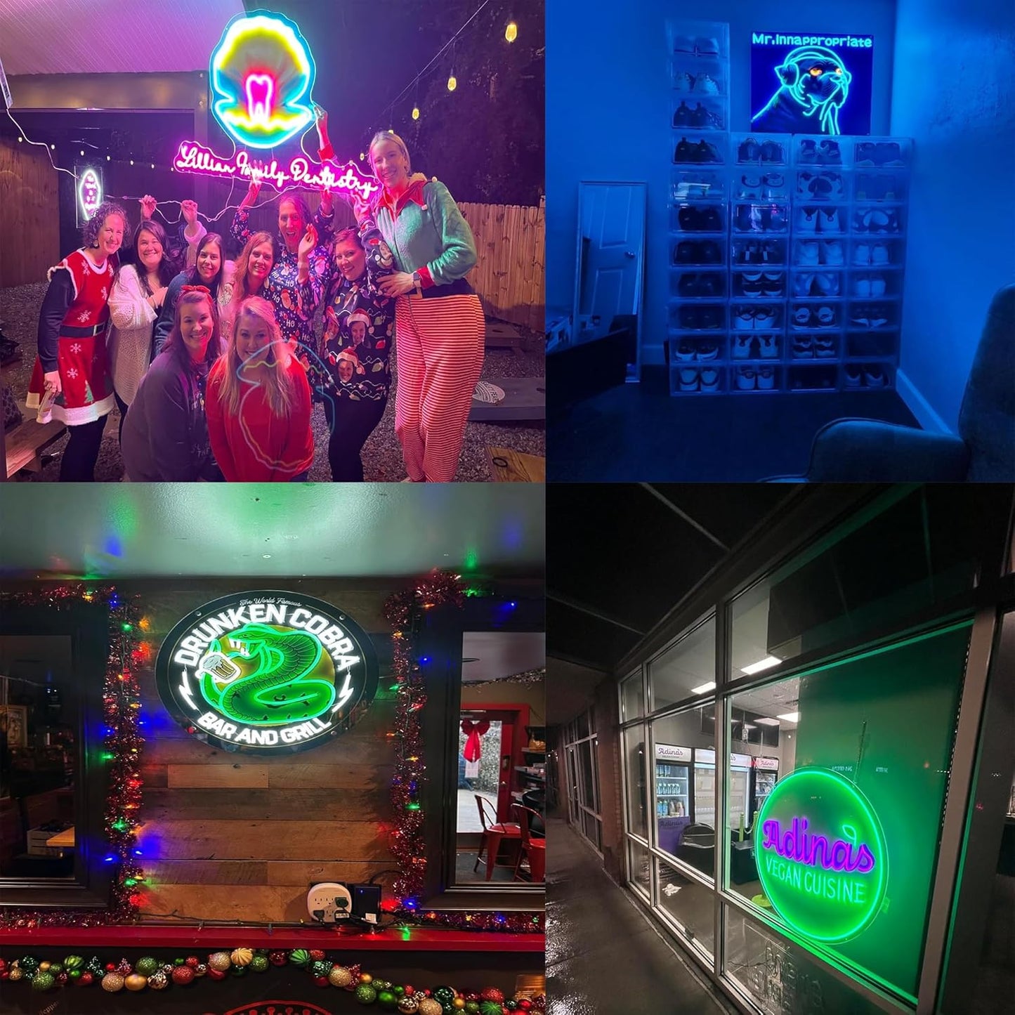 Custom LOGO Neon Sign, Personalized LED Business Logo with UV Printed, Personalized Neon Logo Light Up Sign for Business, Large Dimmable/RGB Customize Picture Logo for Studio Spa Nail Bar Shop Decor