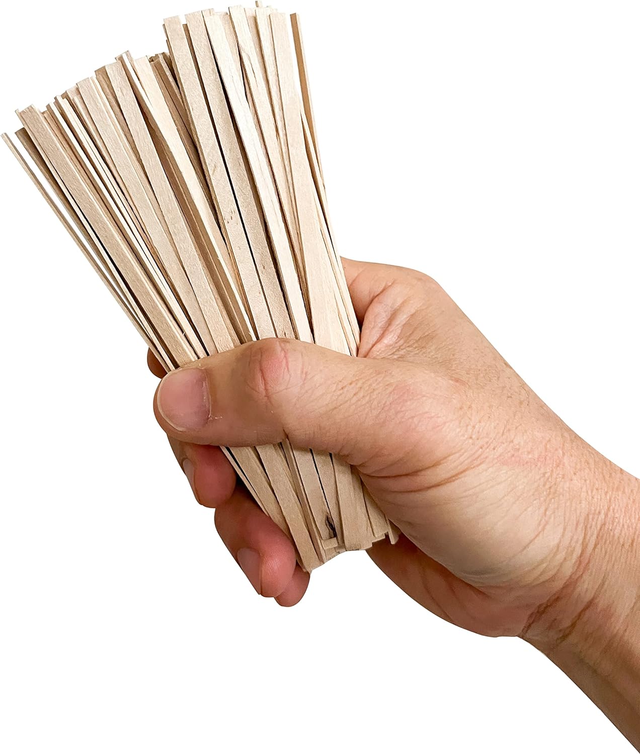 2000 Count | KingSeal Natural Birch Wood Coffee Stirrers, Stir Sticks, 5.5 Inch, Square End, Earth-Friendly, Biodegradable - 2 Boxes x 1000 Stirrers