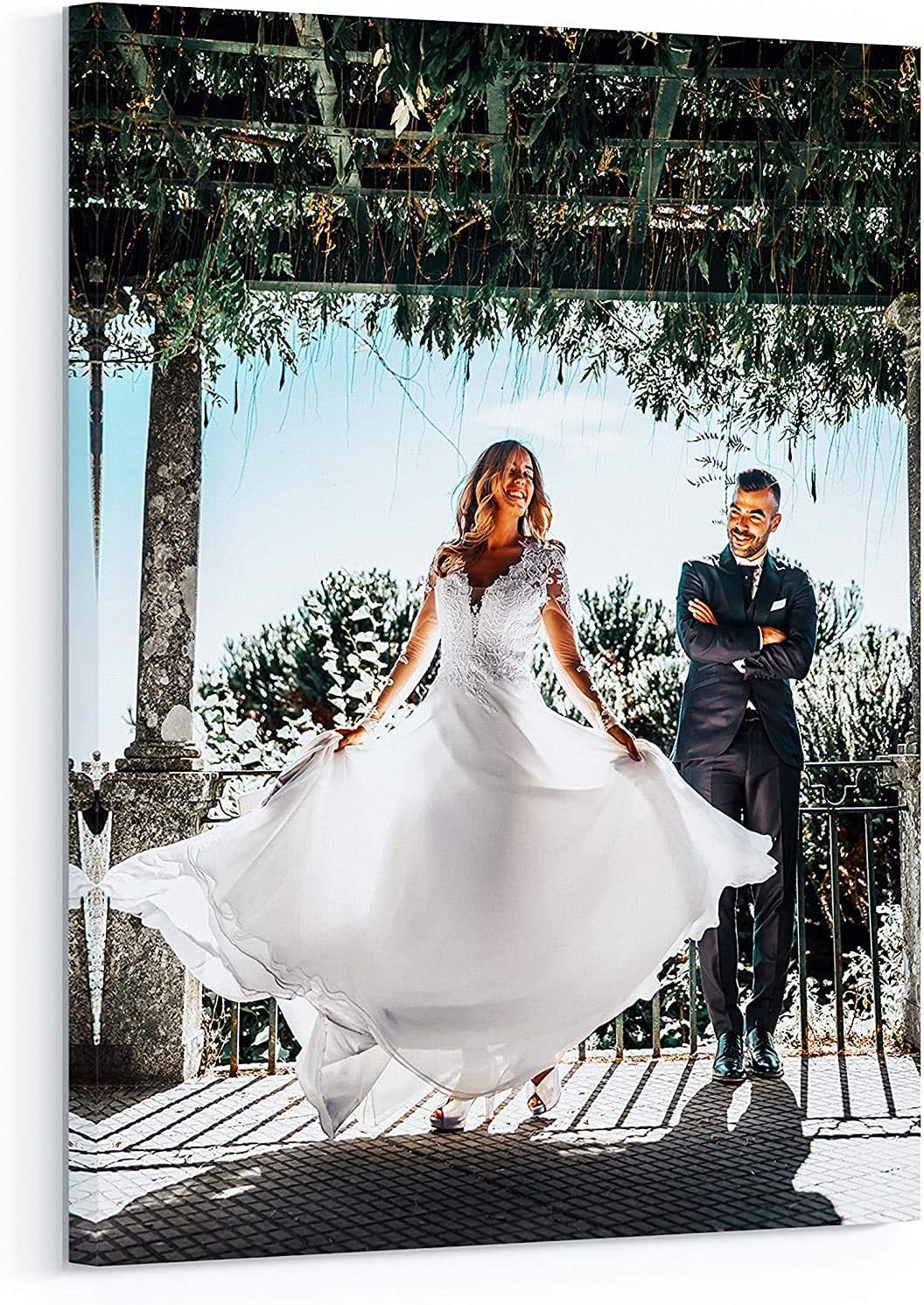 Personalized Custom Canvas Prints: Photo On Canvas (Framed Canvas, 20X20) Transform Your Photos into Stunning Framed Wall Art Digitally Printed Photo To Canvas Ideal for Home Decor