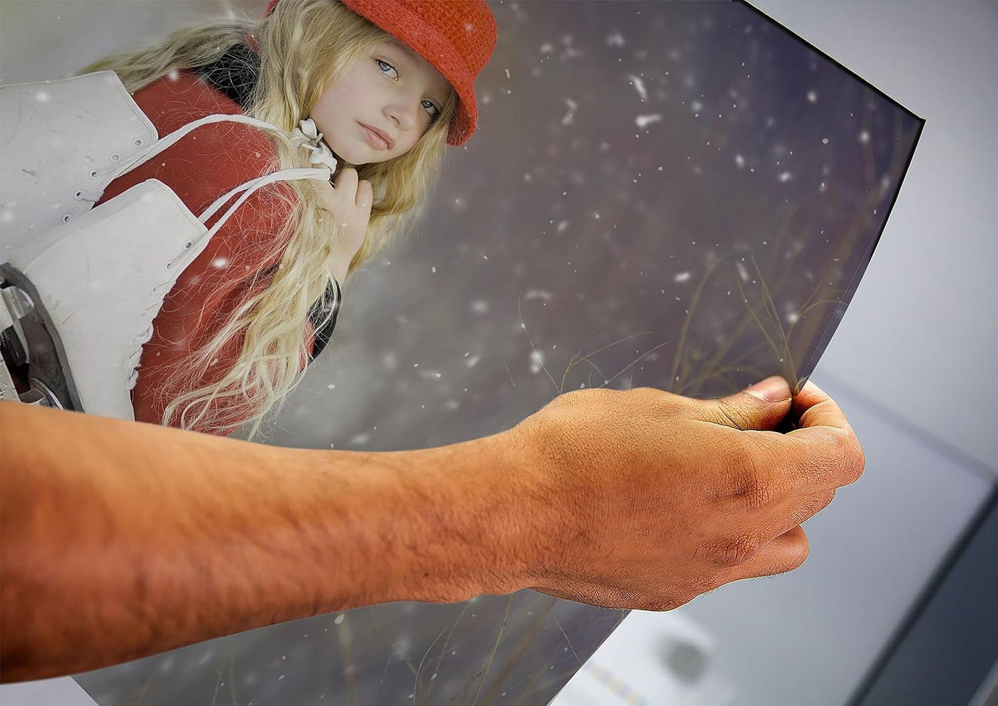 Personalized Custom Canvas Prints: Photo On Canvas (Dark Brown, 12x18) Transform Your Photos into Stunning Framed Wall Art Digitally Printed Photo To Canvas Ideal for Home Decor, Gifts Keepsakes.