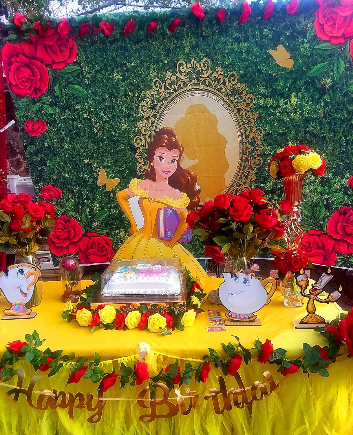 UKELER 2 Pack 14FT Artificial Rose Vines Red Flower Garland Artificial Rose Flowers with Green Leaves Floral Plant for Wedding Arch Party Garden Craft Home Decor