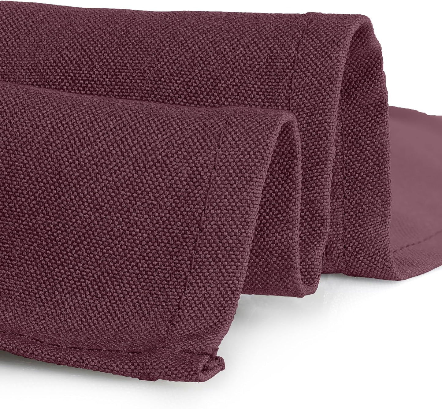 Gee Di Moda Rectangle Tablecloth - 60 x 126 Inch Burgundy Table Cloth for 8 Foot Rectangle Table - Heavy Duty Washable Fabric - for 8 Ft Buffet Table, Holiday Party, Dinner, Wedding & Baby Shower