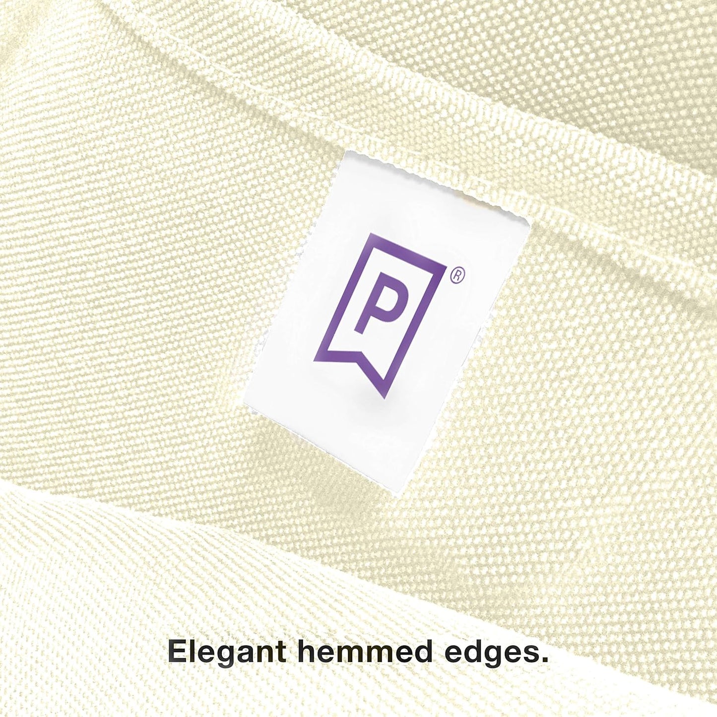 Gee Di Moda Square Tablecloth - 70 x 70 Inch Ivory Table Cloth for Medium Square or Round Tables - Heavy Duty Washable Fabric - for Buffet Table, Holiday Party, Dinner, Wedding & Baby Shower