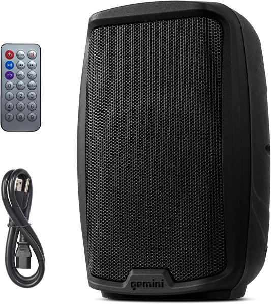 Gemini 15” 2000W Bluetooth PA Speaker with TWS Link, USB/SD/FM, XLR/RCA/AUX Inputs, Dual Mic & Guitar Inputs, EQ Control, Pro Sound System for DJs, Gigs, Events & Mobile Setups (AS-2115BT)