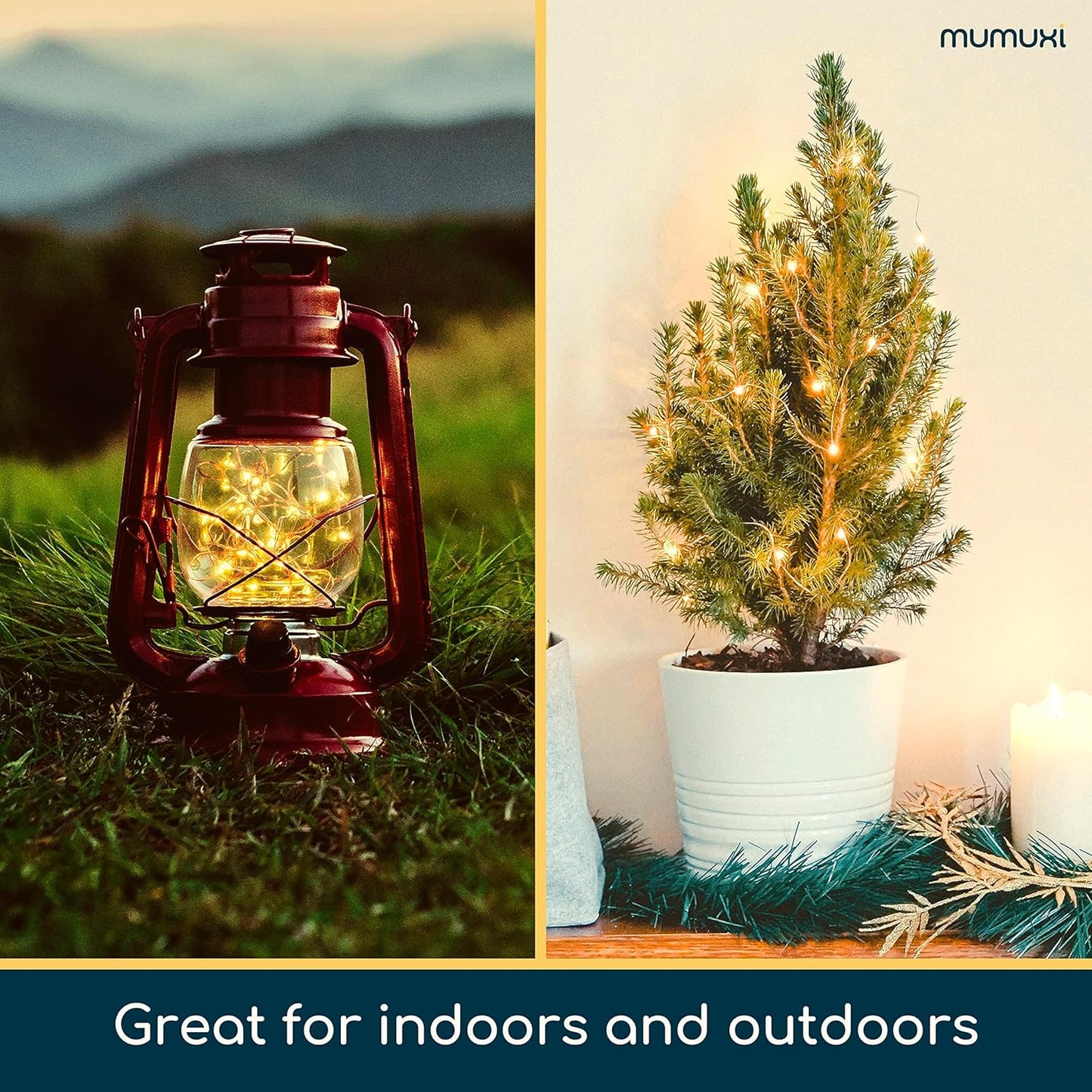 MUMUXI 20 Pack 3.3ft Fairy String Lights Battery Operated, Mini LEDs for Party Wedding Centerpiece Decorations, Crafts, Mason Jar Firefly Lights, Warm White