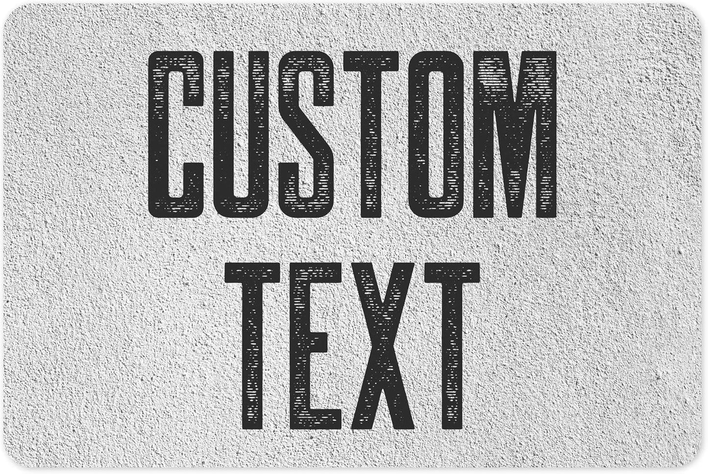 Custom Sign, Custom Street Sign, 11 Font Colors, 13 Font Styles, 4 Hole Options, 22 Sizes, 12x18 Inches, Rust Free DiBound, Fade Resistant, Made in USA by My Sign Center (Concrete)