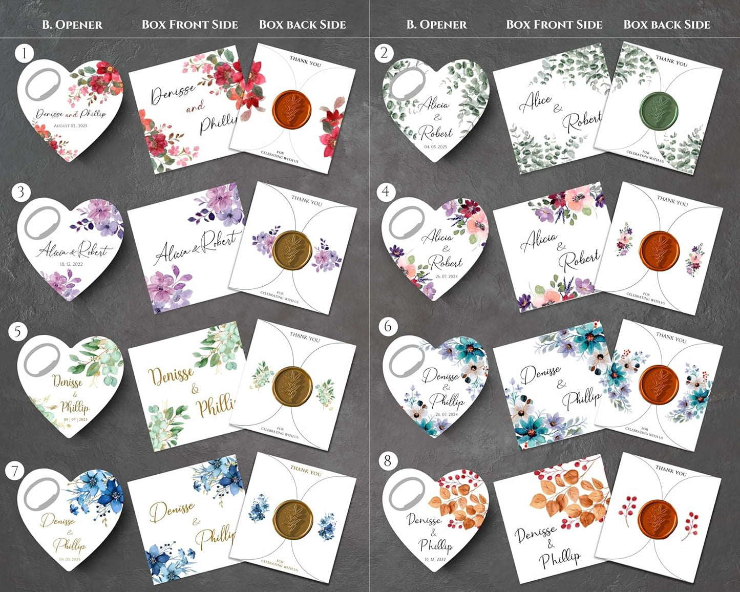 Wedding Bottle Opener Favors for Guests in Bulk, Hearts Shape Bottle Opener, Personalized Party Favors in Bulk, Wedding Favor Guests. 20 to 300 pcs. Custom Fridge Bottle Opener (Heart)