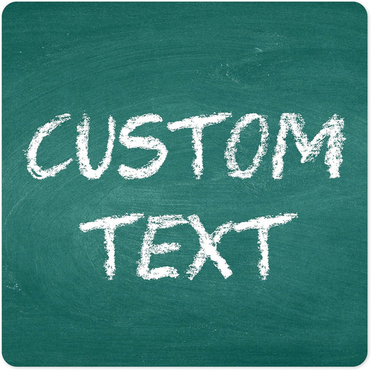 Custom Sign, Custom Street Sign, 11 Font Colors, 13 Font Styles, 4 Hole Options, 22 Sizes, 18x18 Inches, Rust Free DiBound, Fade Resistant, Made in USA by My Sign Center (Chalkboard Green)