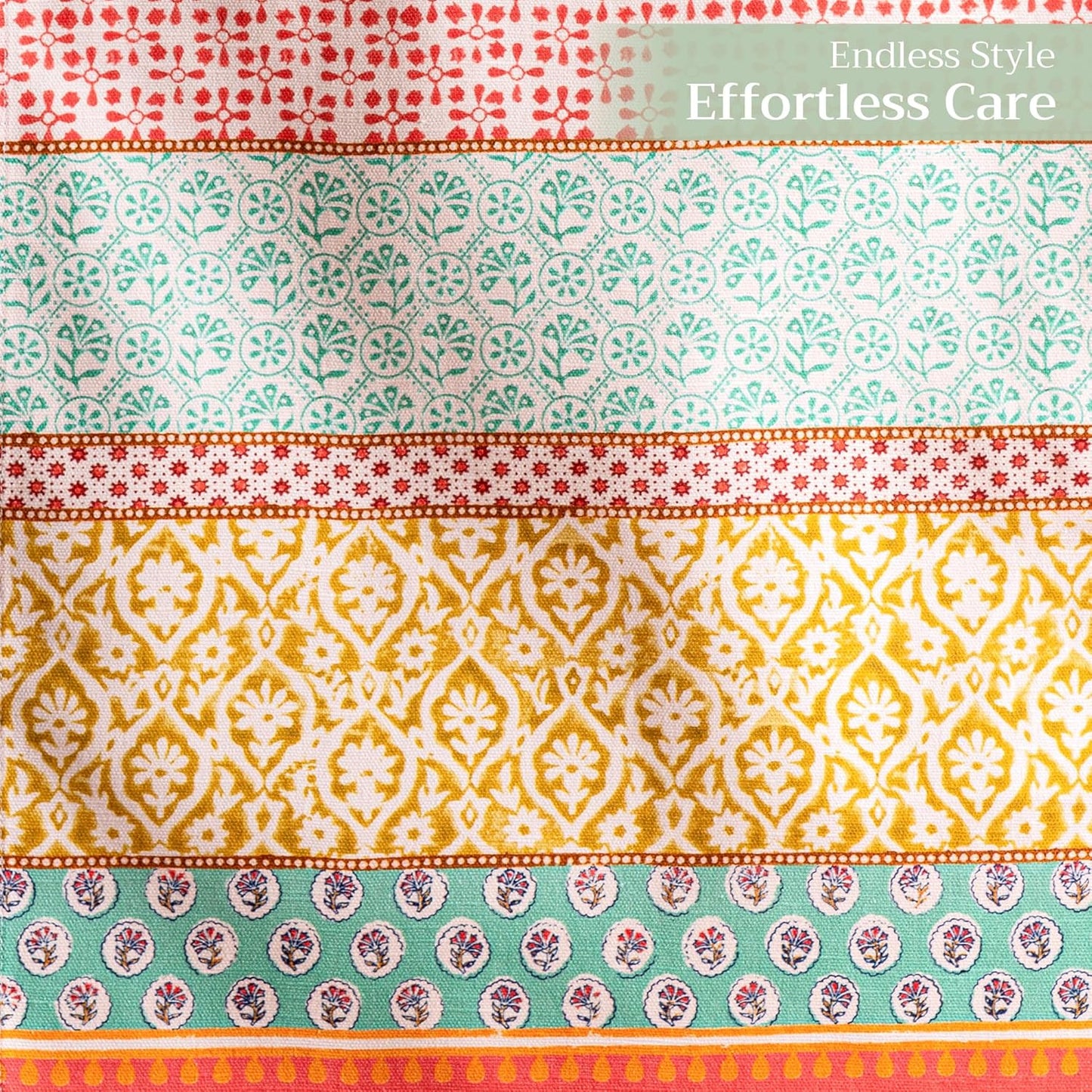 Maison d' Hermine Table runner 100% Cotton Double Layer Table Runners 108 inches long Decorative for Home Kitchen Dining Party Baby Shower Wedding Bridal Shower Spring Summer (Provence, 14.50" x 108")