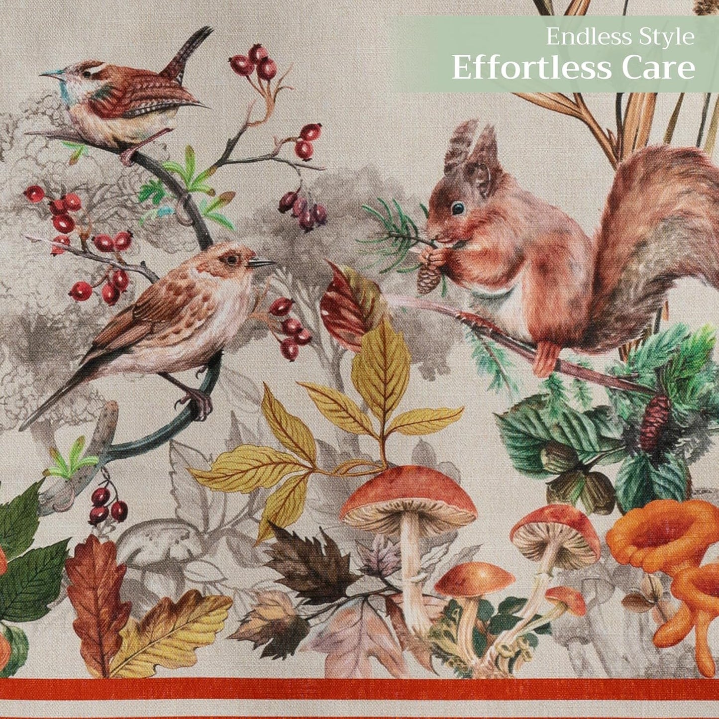 Maison d' Hermine Table Runner 100% Cotton Double Layer Table Runners 108 inches Long for Thanksgiving Christmas Decorations Home Kitchen Dining Party Wedding (Recolte, 14.5" x 108")