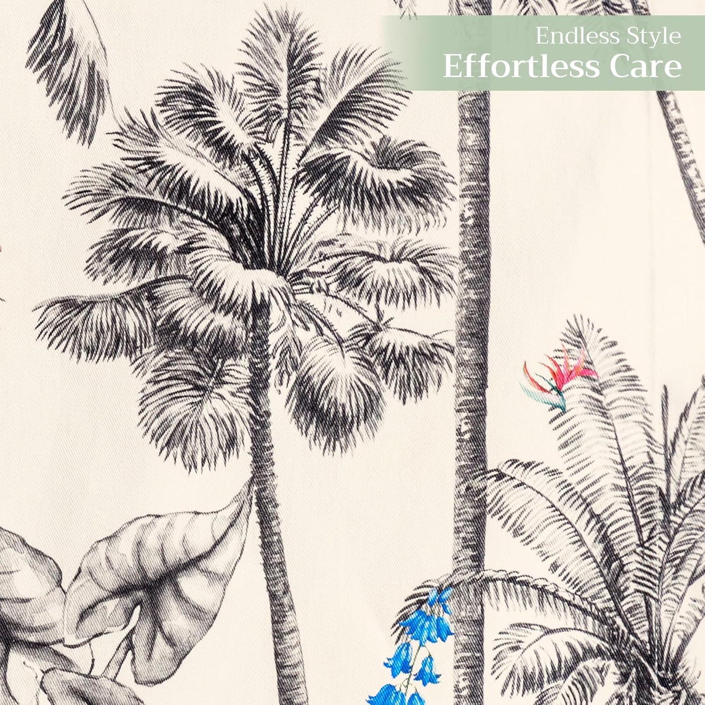 Maison d' Hermine Table Runner 100% Cotton Single Layer Table Runners 108 inches Long for Thanksgiving Christmas Decorations Home Kitchen Dining Party Wedding (Amazonia, 14.5" x 108")