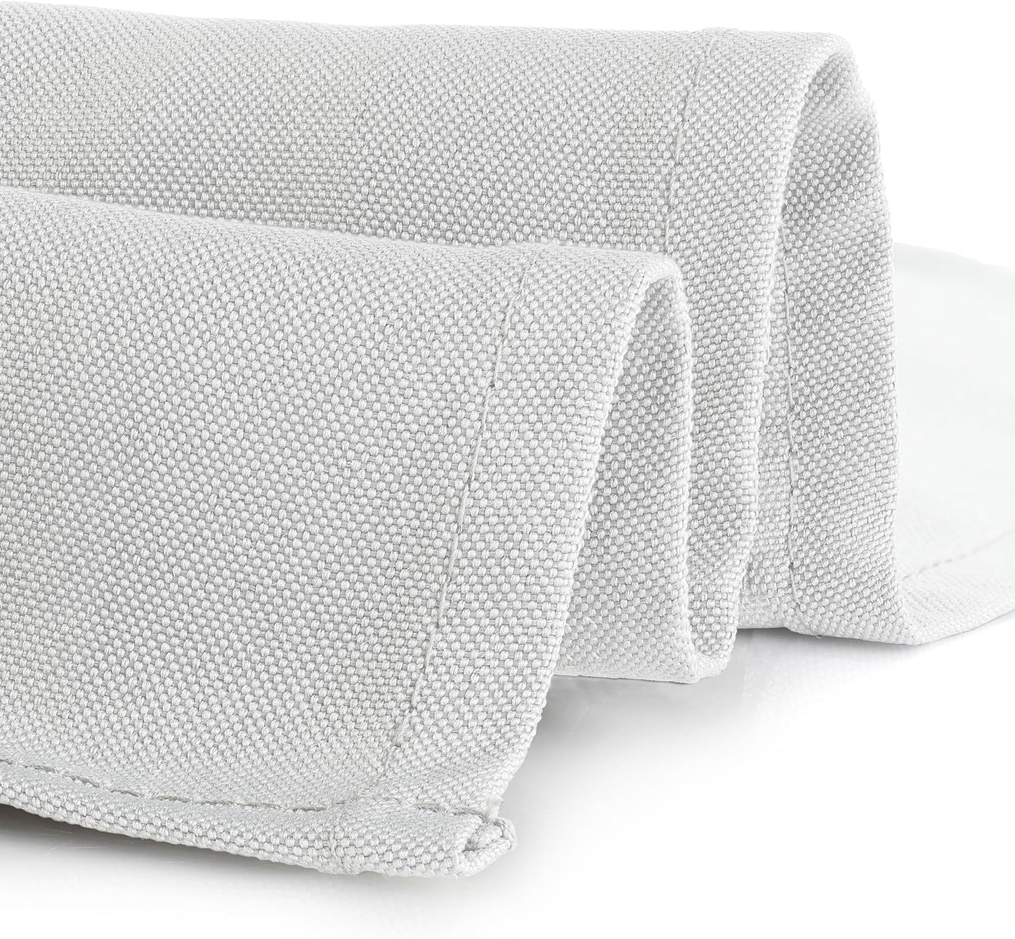 Gee Di Moda Square Tablecloth - 85 x 85 Inch White Table Cloth for Large Square or Round Tables - Heavy Duty Washable Fabric - for Buffet Table, Holiday Party, Dinner, Wedding & Baby Shower