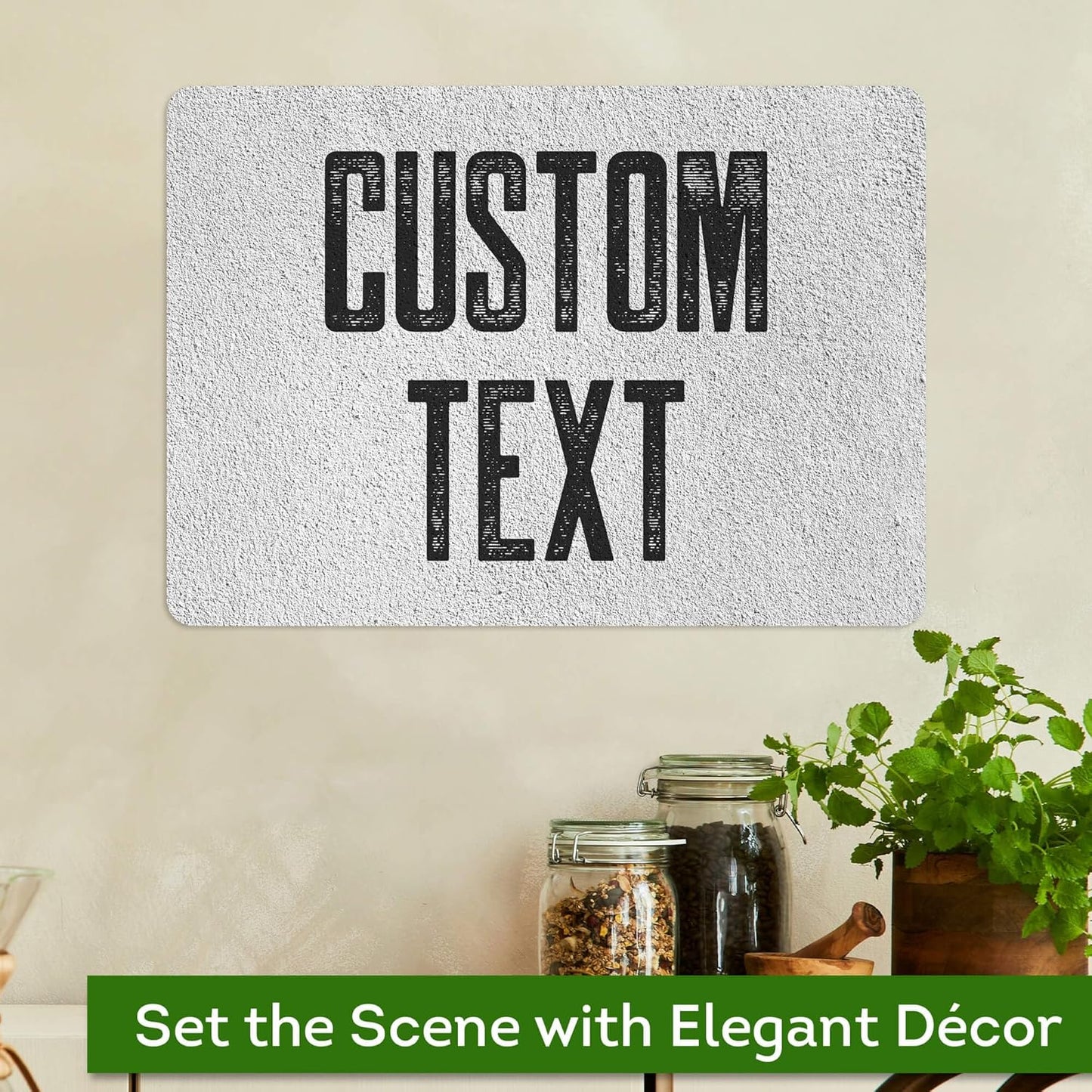 Custom Sign, Custom Street Sign, 11 Font Colors, 13 Font Styles, 4 Hole Options, 22 Sizes, 10x14 Inches, Rust Free DiBound, Fade Resistant, Made in USA by My Sign Center (Concrete)