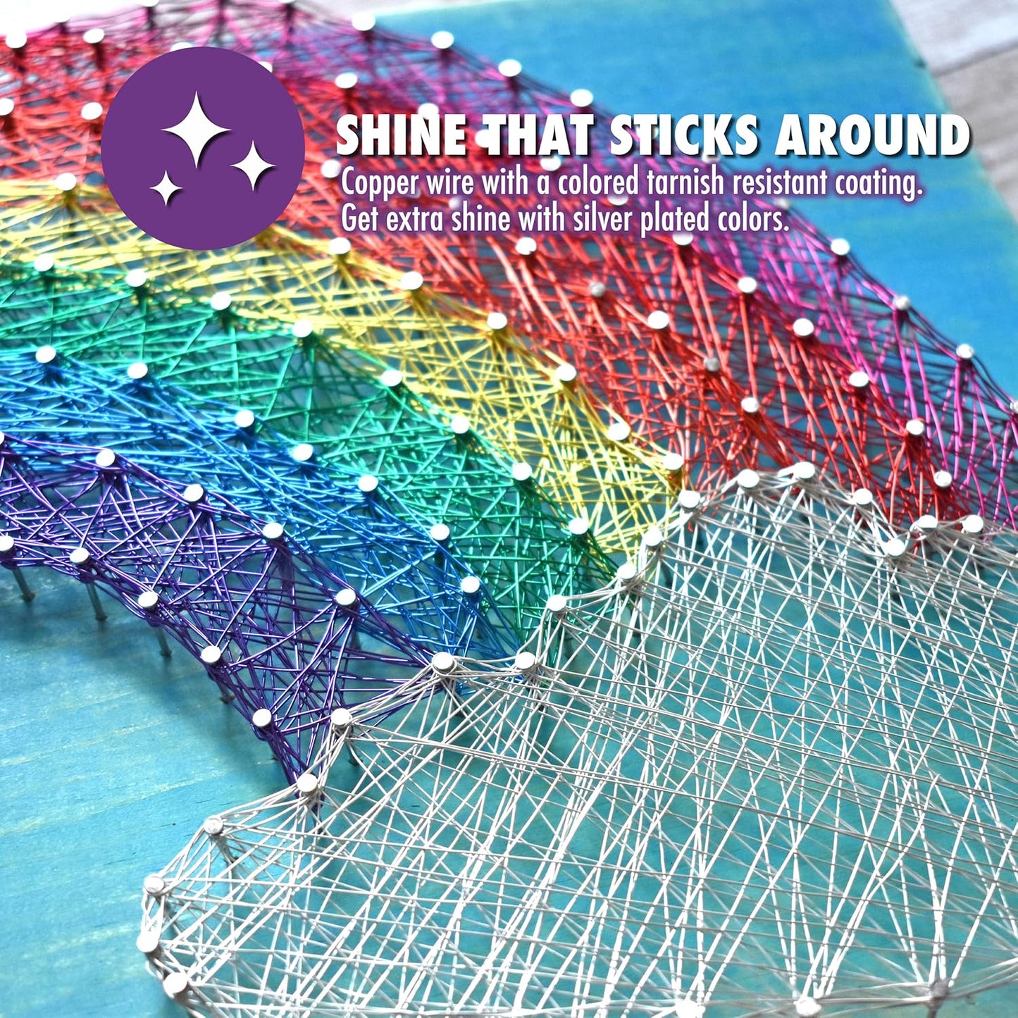 Artistic Wire, 18 Gauge Tarnish Resistant Tinned Copper Craft Wire, 10 yd