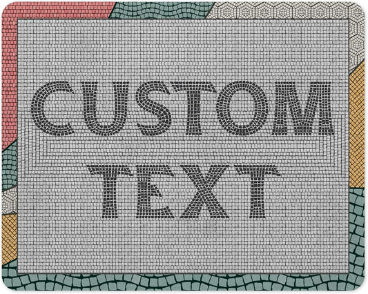 Custom Sign, Custom Street Sign, 11 Font Colors, 13 Font Styles, 4 Hole Options, 22 Sizes, 24x30 Inches, Rust Free DiBound, Fade Resistant, Made in USA by My Sign Center (Fauxsaic 2)