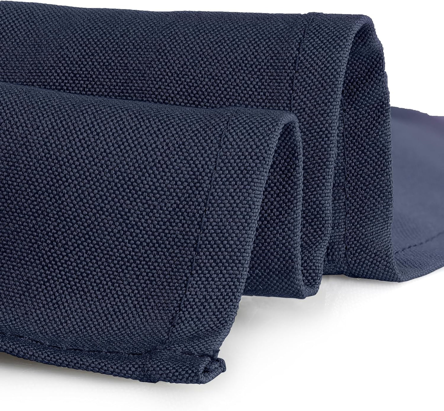 Gee Di Moda Square Tablecloth - 70 x 70 Inch Navy Blue Table Cloth for Medium Square or Round Tables - Heavy Duty Washable Fabric - for Buffet Table, Holiday Party, Dinner, Wedding & Baby Shower