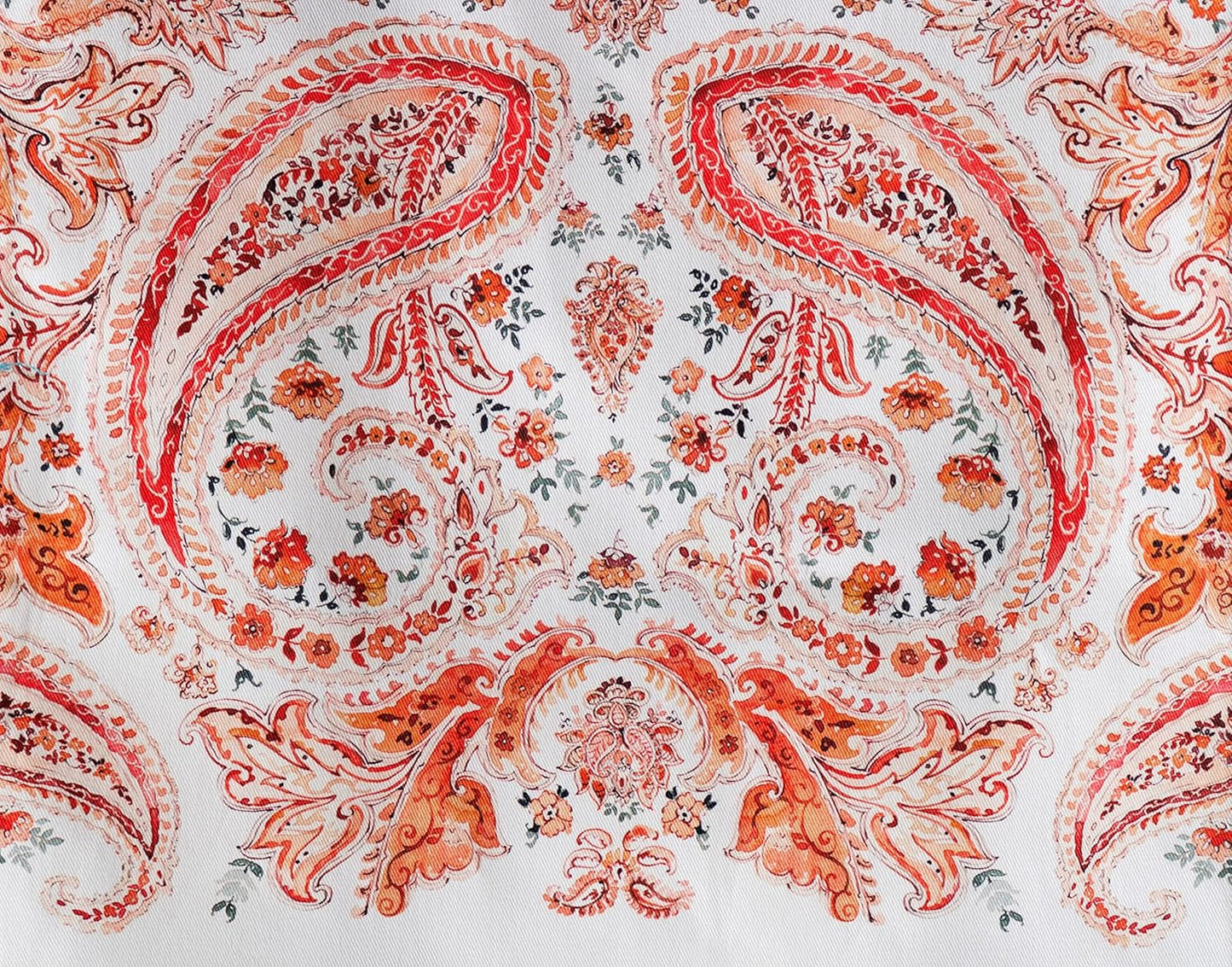 Maison d' Hermine Table Runner 100% Cotton Single Layer Table Runners 60 inches Long for Thanksgiving Christmas Decorations Home Kitchen Dining Party Wedding (Orient, 14.5" x 60")