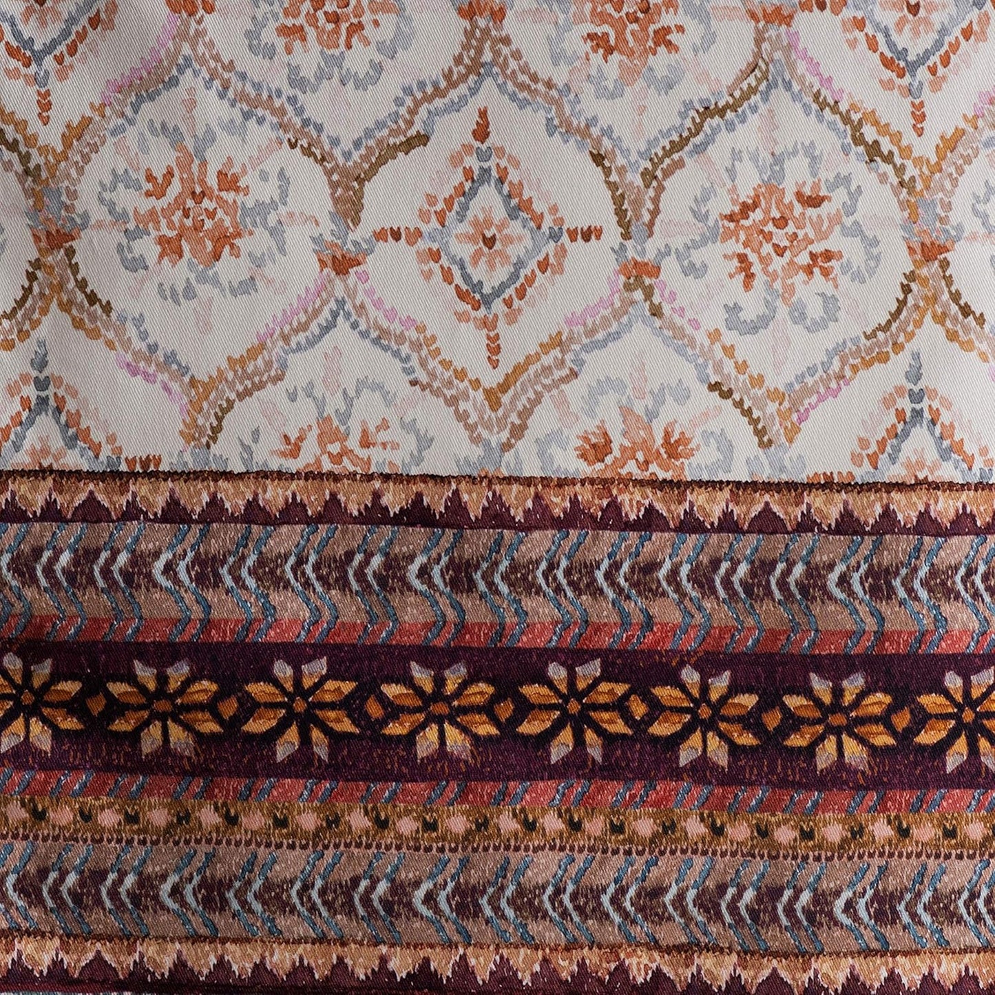 Maison d' Hermine Table Runner 100% Cotton Single Layer Table Runners 90 inches Long for Thanksgiving Christmas Decorations Home Kitchen Dining Party Wedding (Fair Isle, 14.5" x 90")